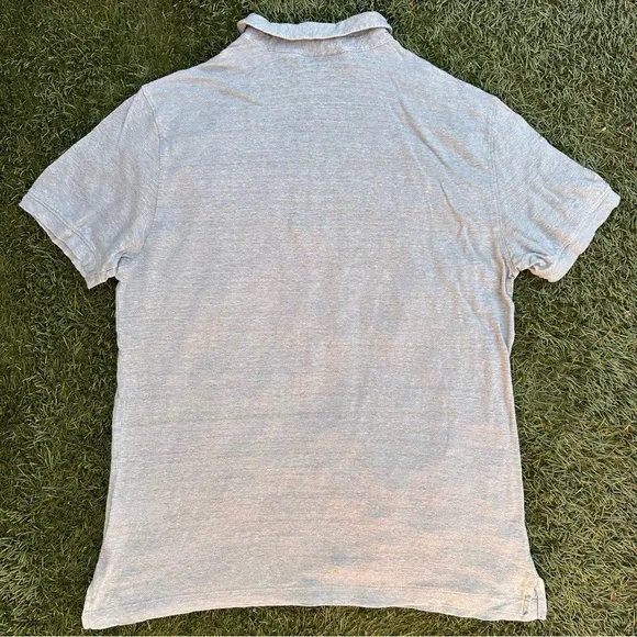 Christian LaCroix Men’s 100% Linen Polo Shirt Lightweight Quiet Lux Minimalist L - Picture 8 of 8